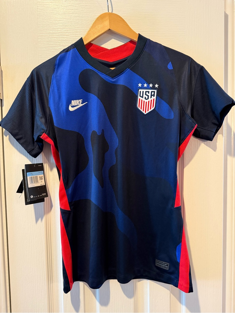 Nike USA Away Jersey Authentic Player Jersey Vaporknit Soccer Football Navy Blue